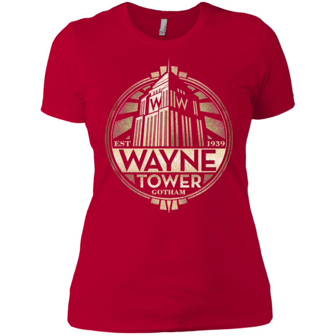 T-Shirts Red / X-Small Wayne Tower Women's Premium T-Shirt