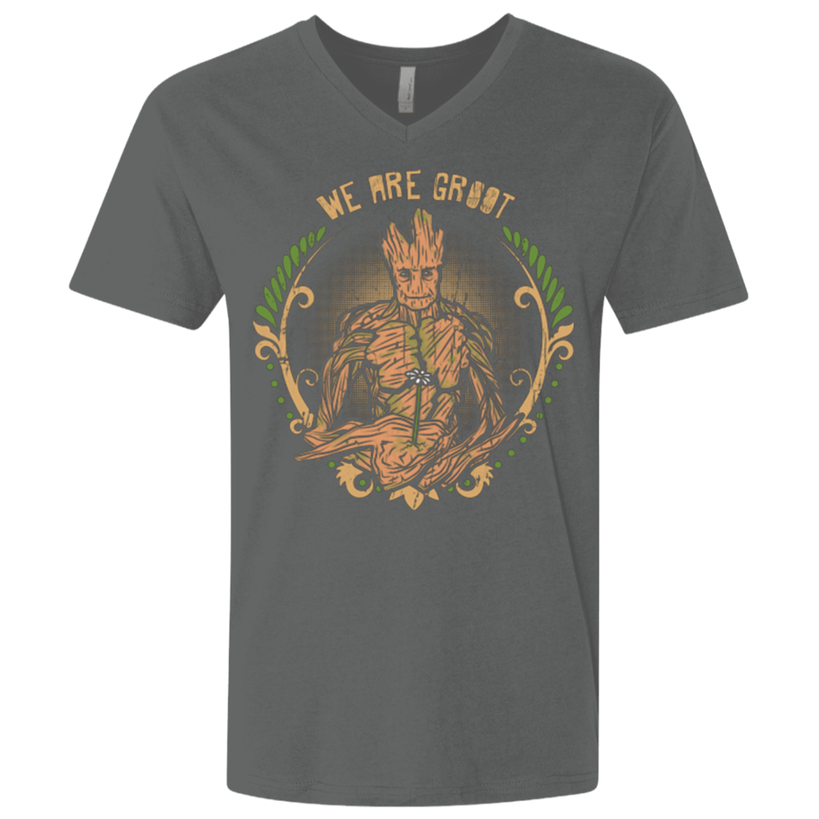 T-Shirts Heavy Metal / X-Small We are Groot Men's Premium V-Neck