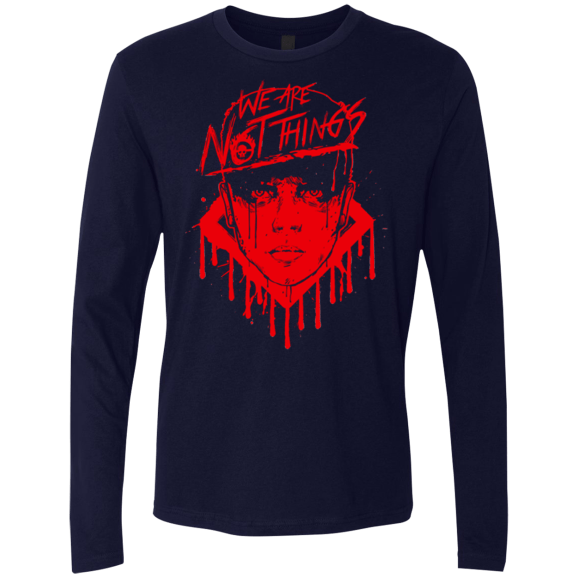 T-Shirts Midnight Navy / Small We Are Not Things Men's Premium Long Sleeve