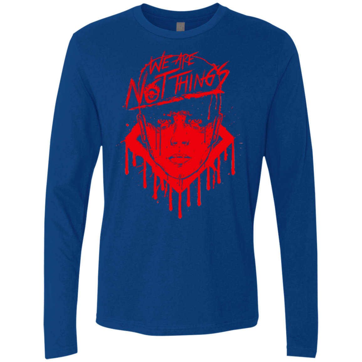 T-Shirts Royal / Small We Are Not Things Men's Premium Long Sleeve