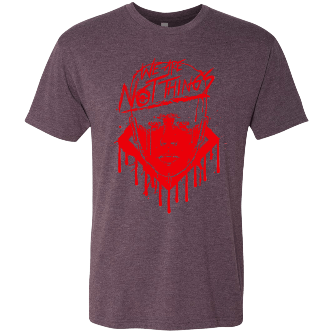 T-Shirts Vintage Purple / Small We Are Not Things Men's Triblend T-Shirt