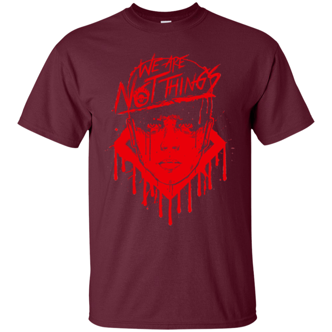T-Shirts Maroon / Small We Are Not Things T-Shirt