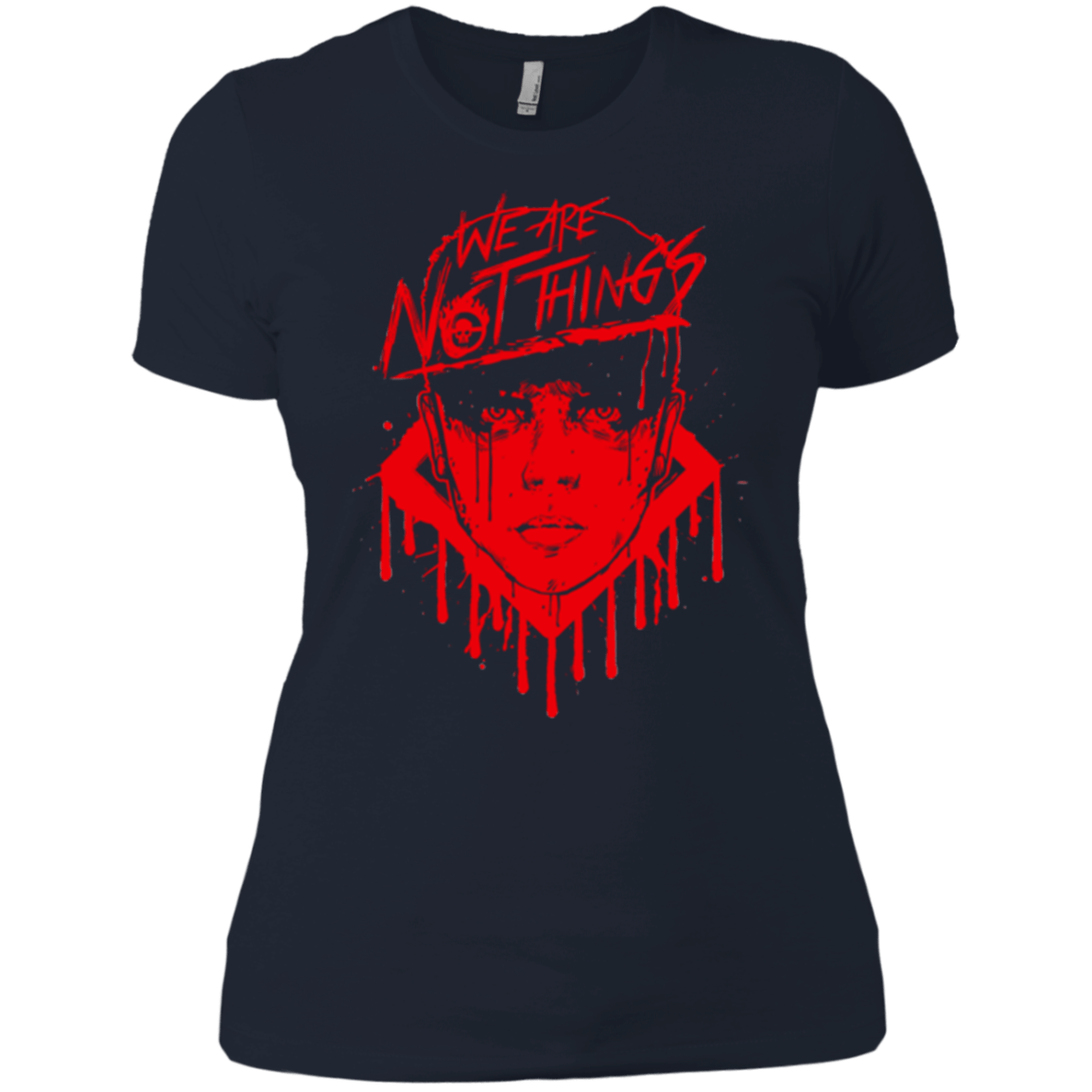 T-Shirts Midnight Navy / X-Small We Are Not Things Women's Premium T-Shirt