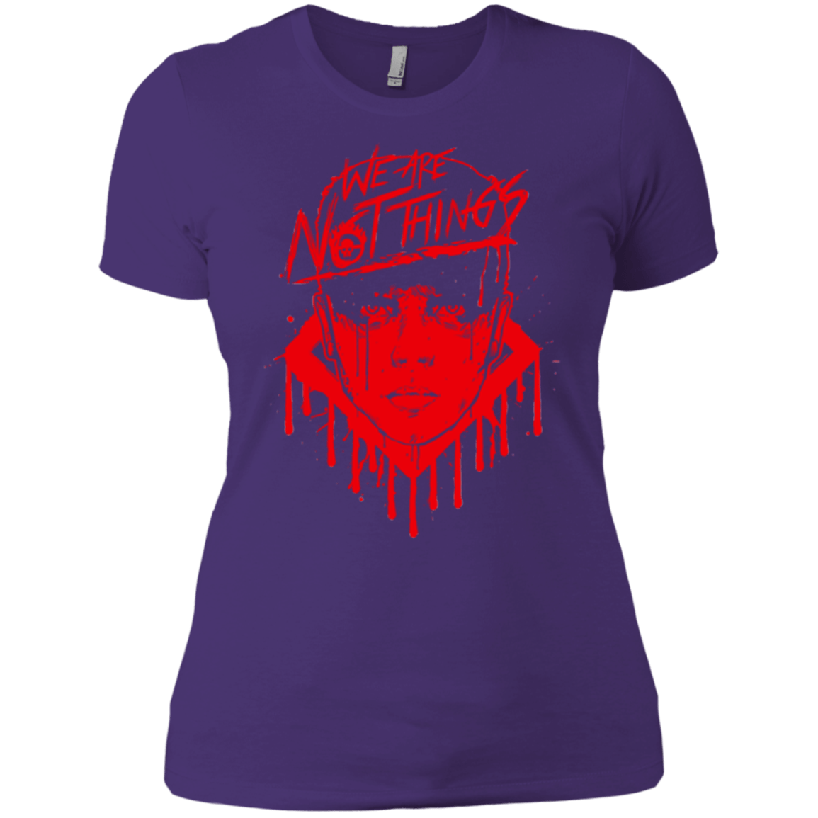 T-Shirts Purple Rush/ / X-Small We Are Not Things Women's Premium T-Shirt