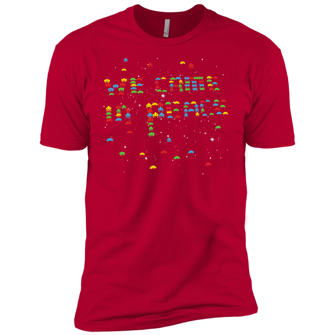 T-Shirts Red / YXS We came in peace Boys Premium T-Shirt