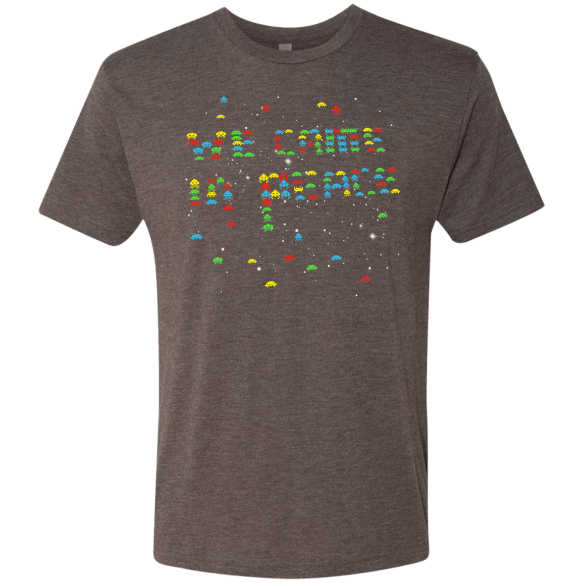 T-Shirts Macchiato / S We came in peace Men's Triblend T-Shirt