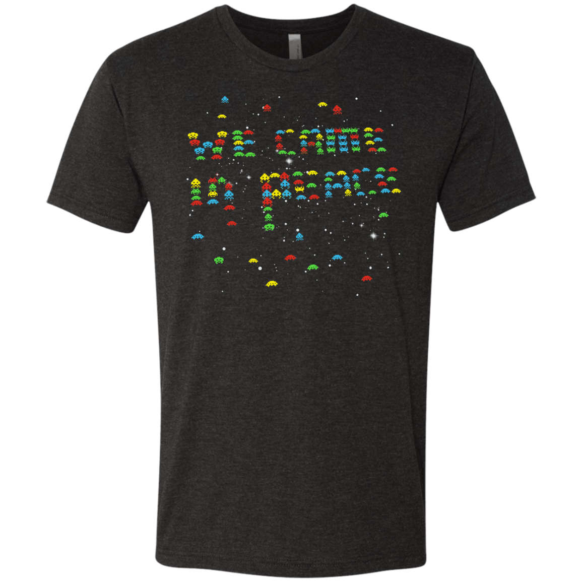 T-Shirts Vintage Black / S We came in peace Men's Triblend T-Shirt