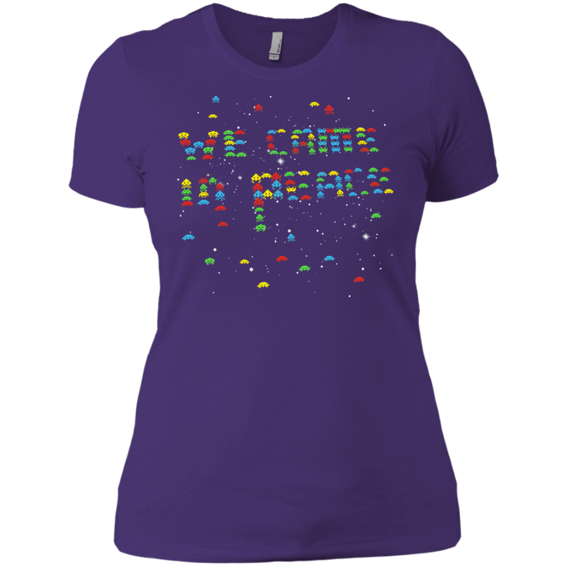 T-Shirts Purple Rush/ / X-Small We came in peace Women's Premium T-Shirt
