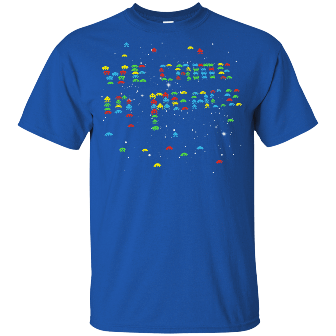 T-Shirts Royal / YXS We came in peace Youth T-Shirt