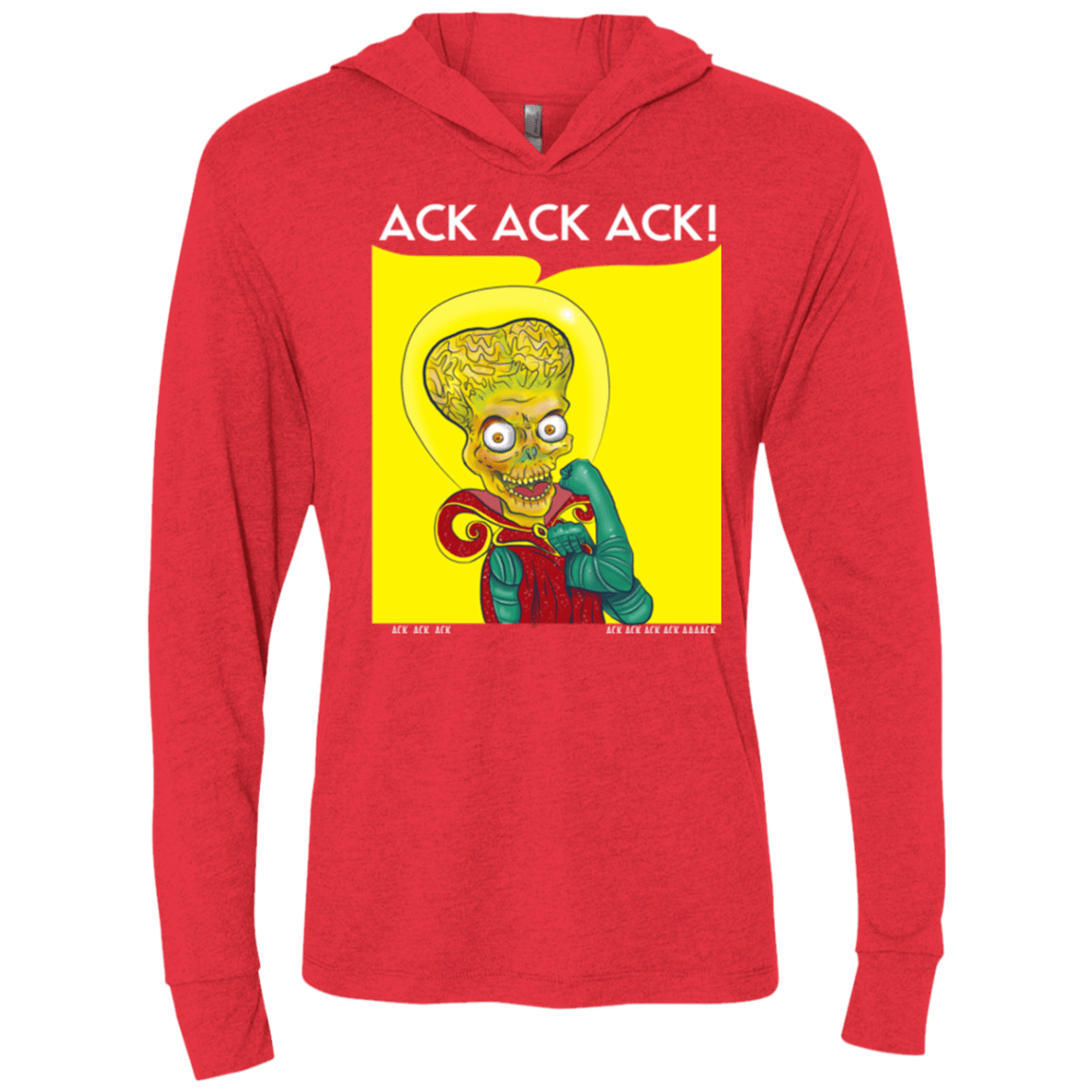 T-Shirts Vintage Red / X-Small We Can Ack Ack Ack Triblend Long Sleeve Hoodie Tee