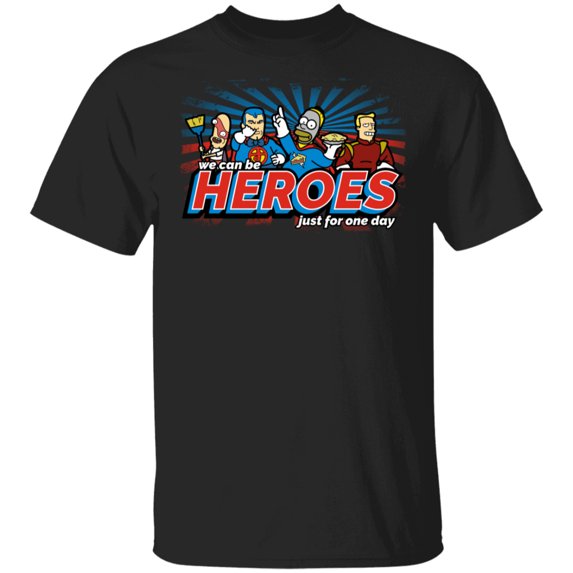 T-Shirts Black / YXS We Can Be Heroes Youth T-Shirt