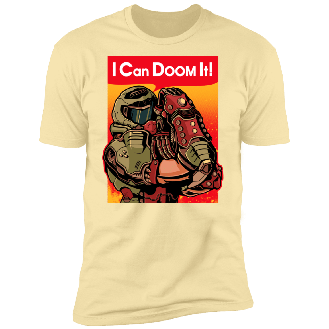 T-Shirts Banana Cream / S We Can Doom It Men's Premium T-Shirt