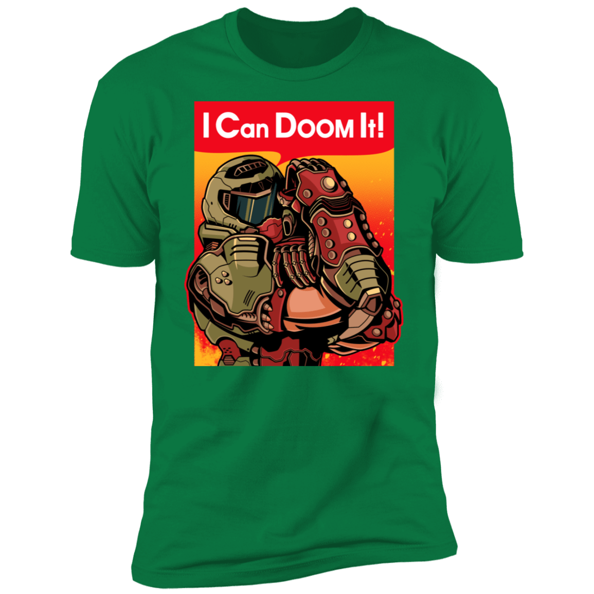 T-Shirts Kelly Green / S We Can Doom It Men's Premium T-Shirt