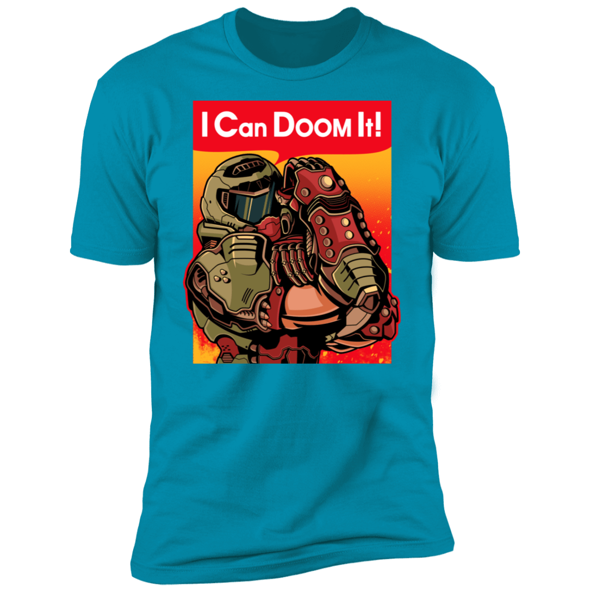 T-Shirts Turquoise / S We Can Doom It Men's Premium T-Shirt