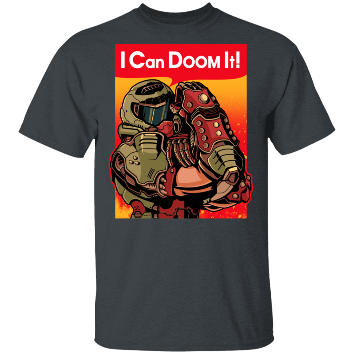 T-Shirts Dark Heather / S We Can Doom It T-Shirt