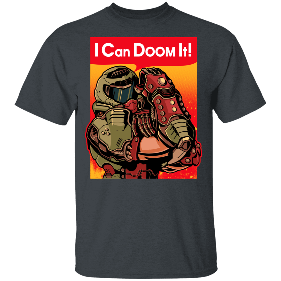 T-Shirts Dark Heather / YXS We Can Doom It Youth T-Shirt