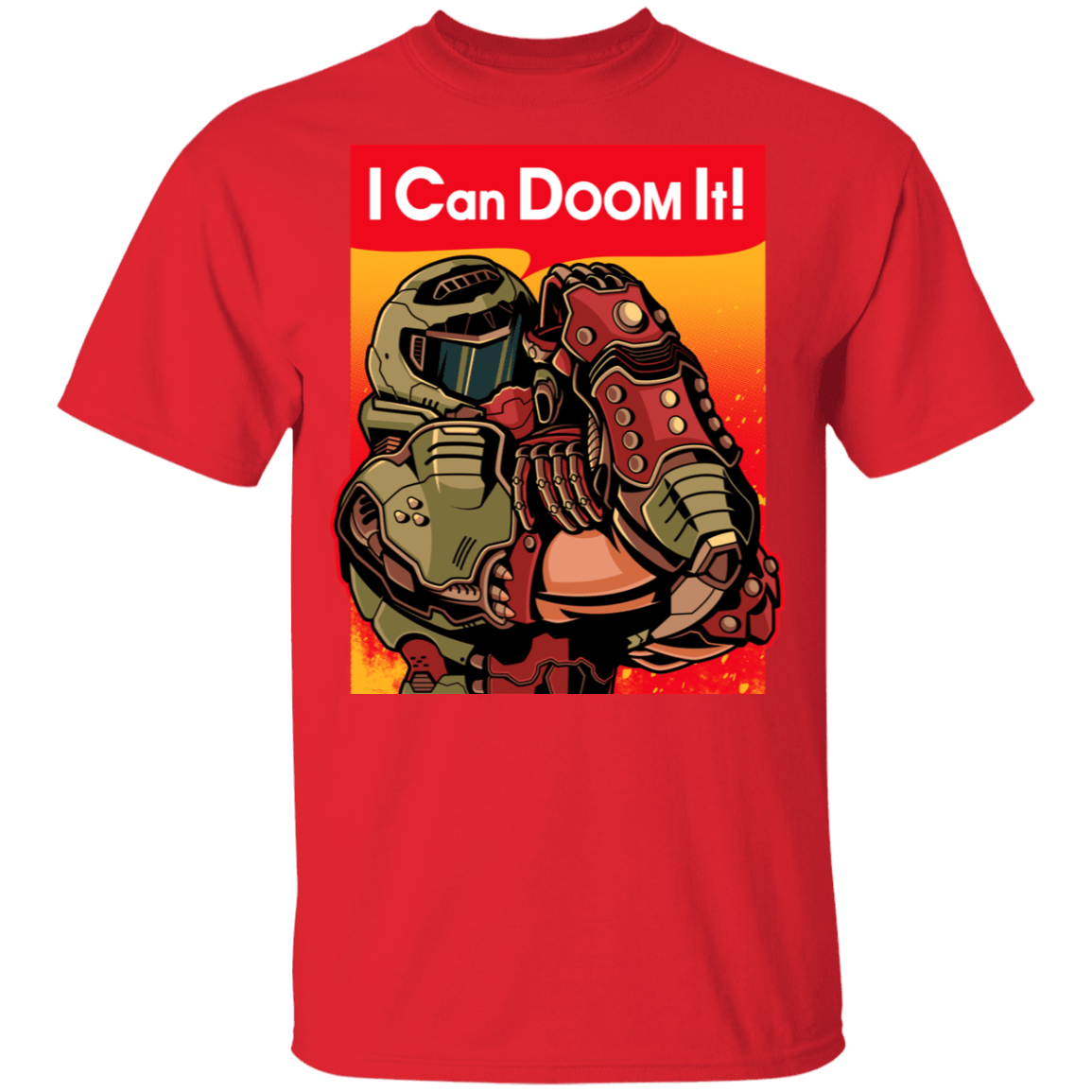 T-Shirts Red / YXS We Can Doom It Youth T-Shirt