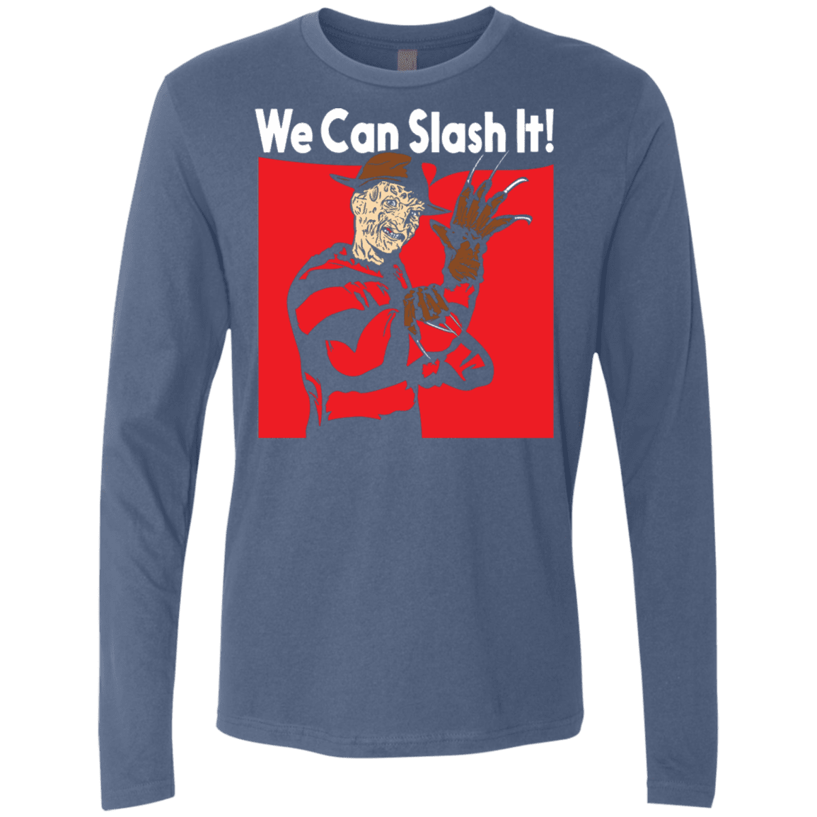 T-Shirts Indigo / S We Can Slash It! Men's Premium Long Sleeve