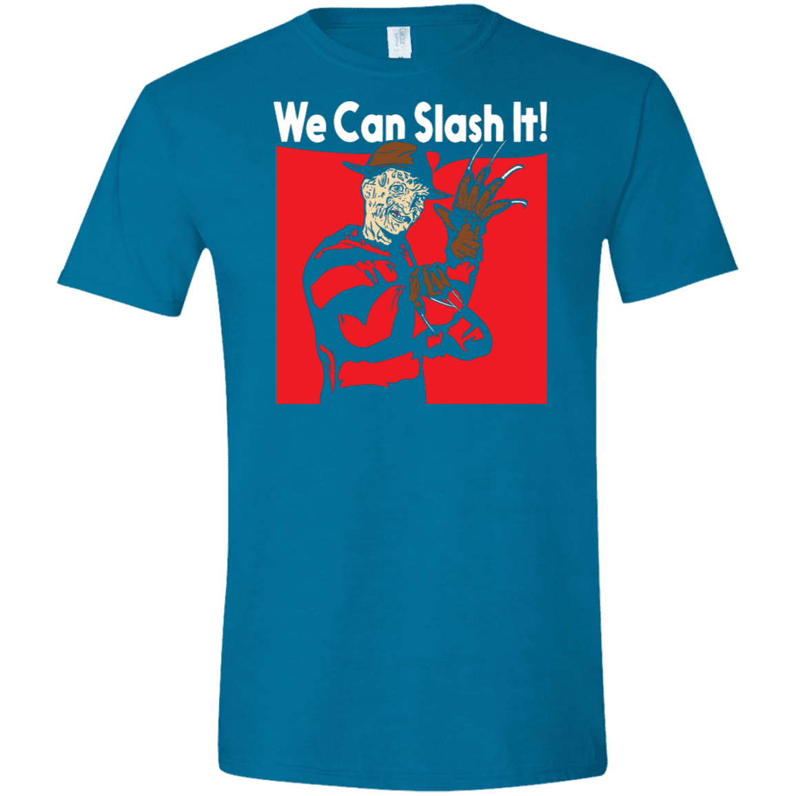 T-Shirts Antique Sapphire / S We Can Slash It! Men's Semi-Fitted Softstyle