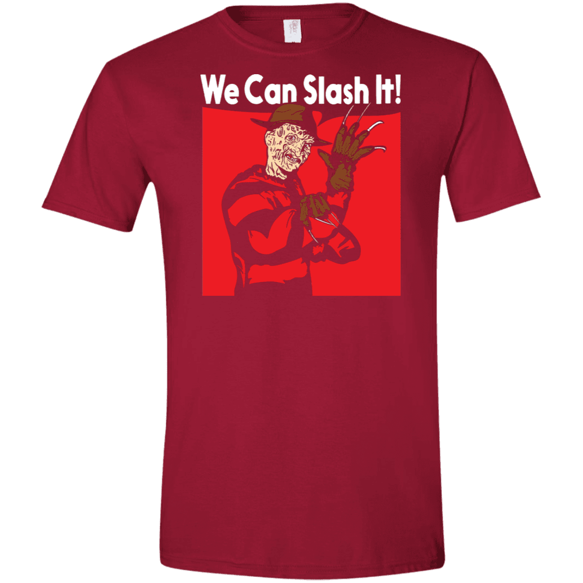 T-Shirts Cardinal Red / S We Can Slash It! Men's Semi-Fitted Softstyle