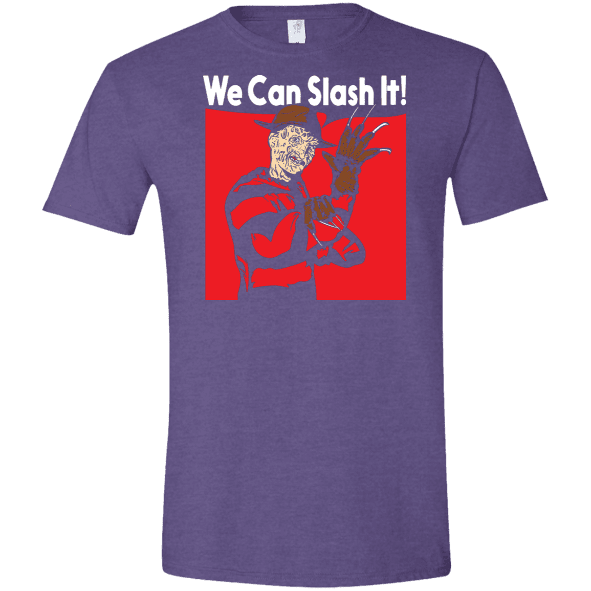 T-Shirts Heather Purple / S We Can Slash It! Men's Semi-Fitted Softstyle