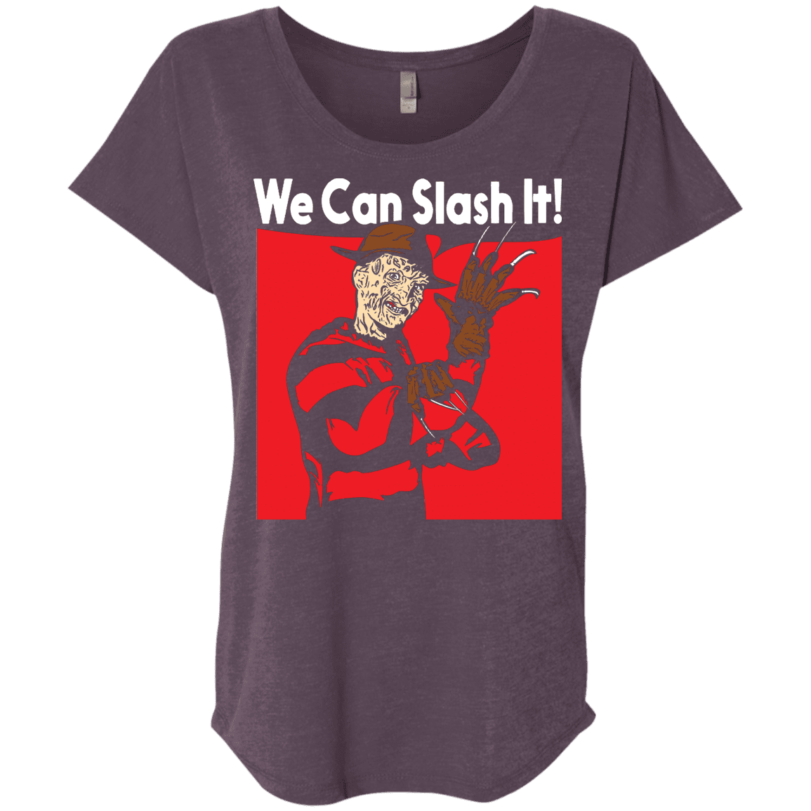T-Shirts Vintage Purple / X-Small We Can Slash It! Triblend Dolman Sleeve