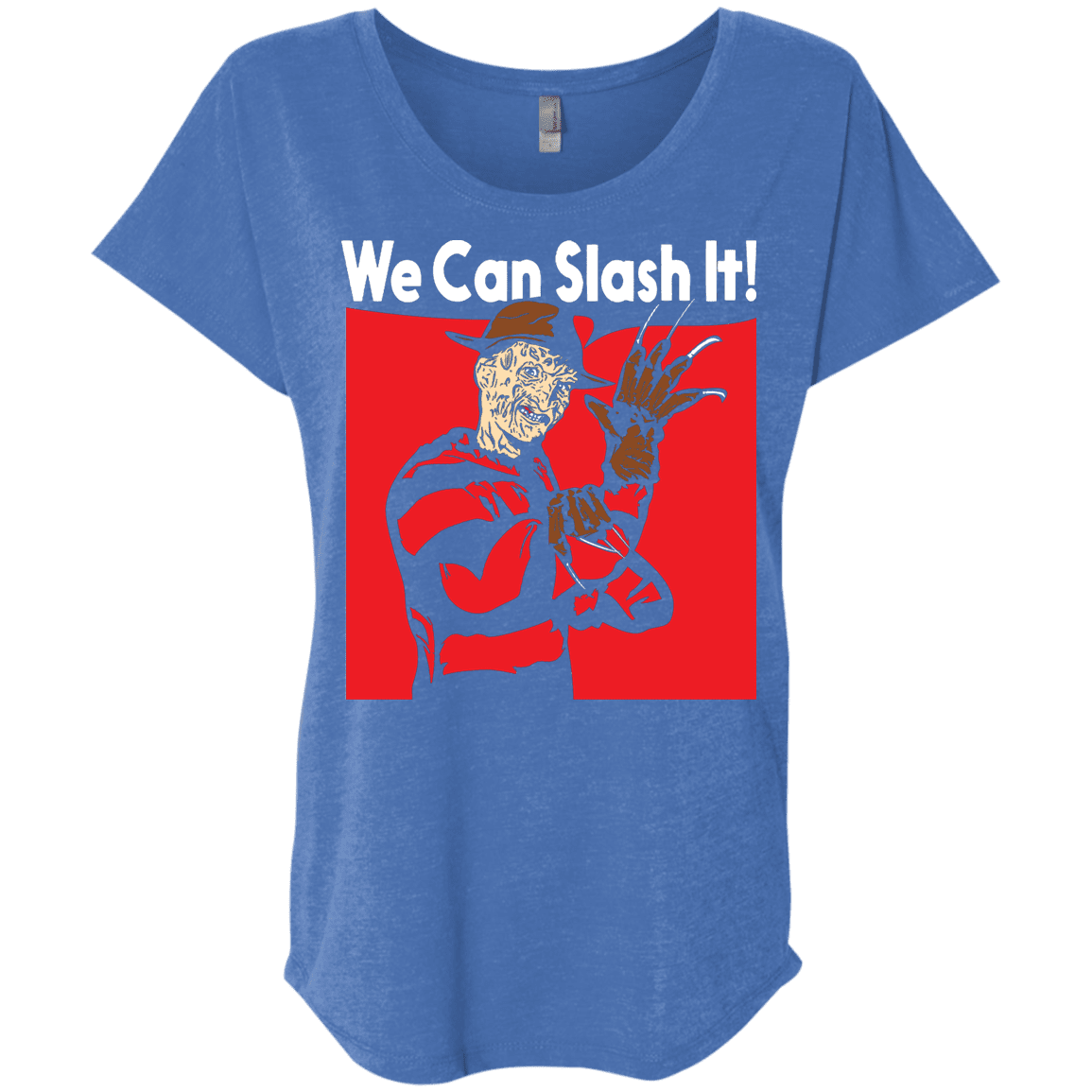 T-Shirts Vintage Royal / X-Small We Can Slash It! Triblend Dolman Sleeve