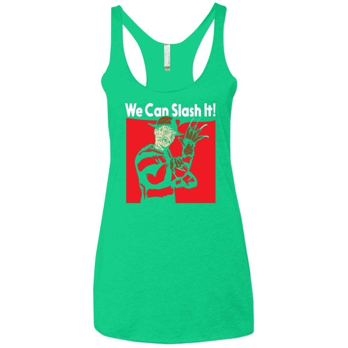 T-Shirts Envy / X-Small We Can Slash It! Women's Triblend Racerback Tank