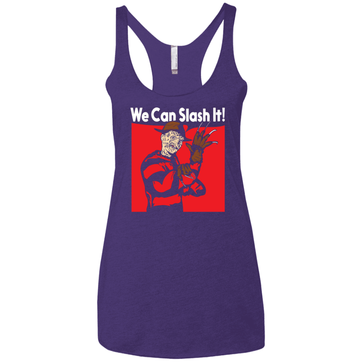 T-Shirts Purple Rush / X-Small We Can Slash It! Women's Triblend Racerback Tank