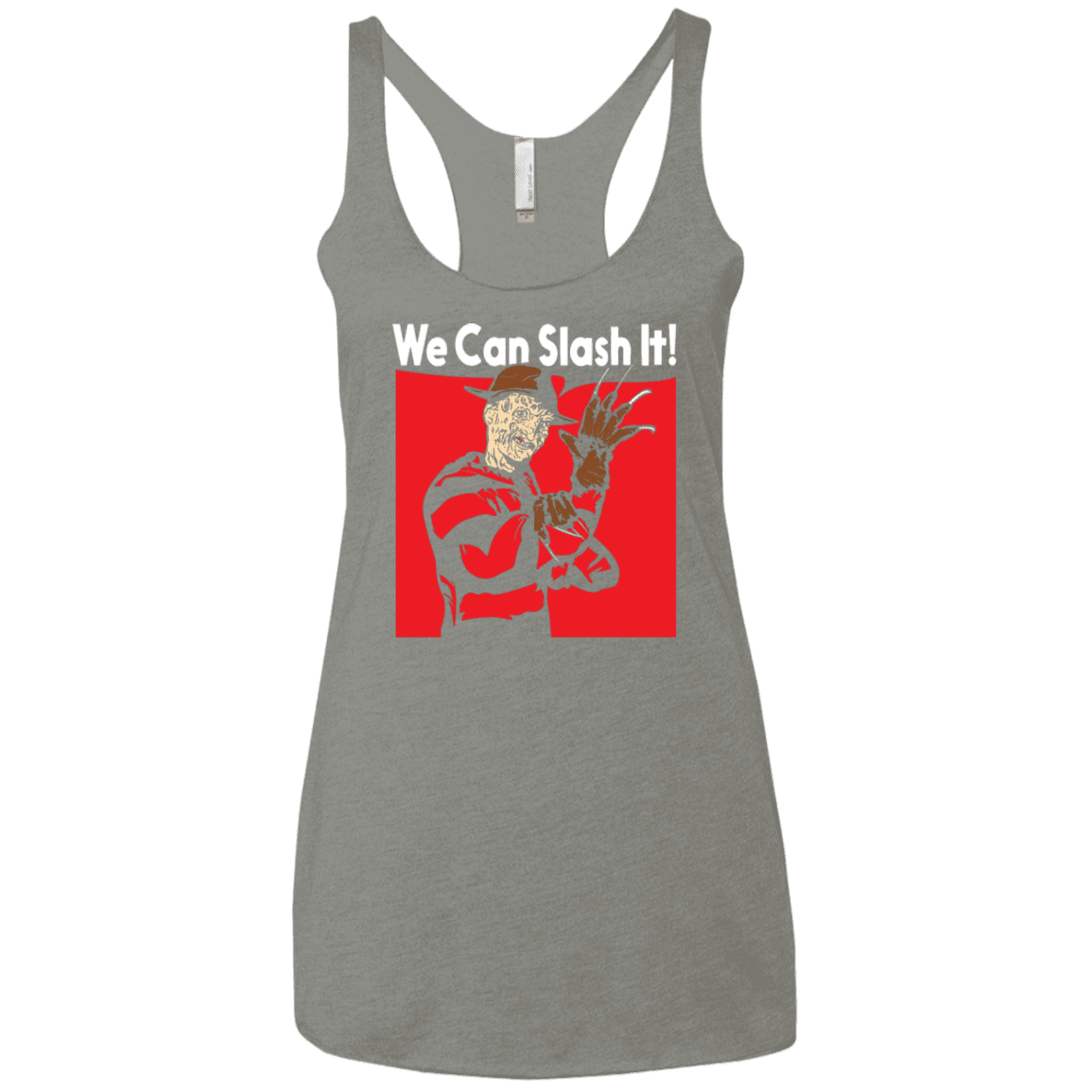T-Shirts Venetian Grey / X-Small We Can Slash It! Women's Triblend Racerback Tank