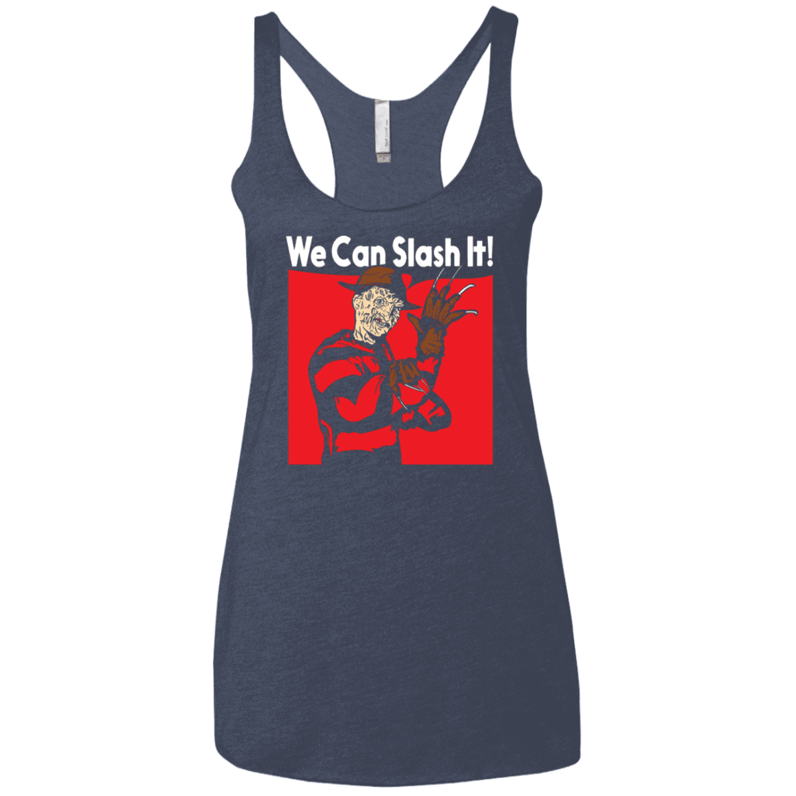 T-Shirts Vintage Navy / X-Small We Can Slash It! Women's Triblend Racerback Tank