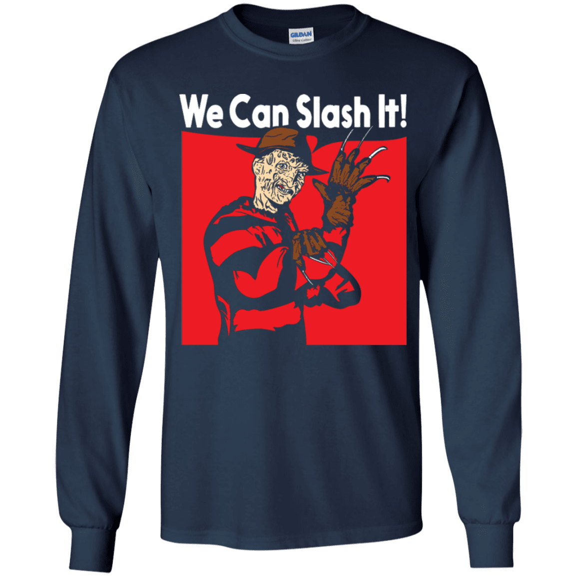 T-Shirts Navy / YS We Can Slash It! Youth Long Sleeve T-Shirt