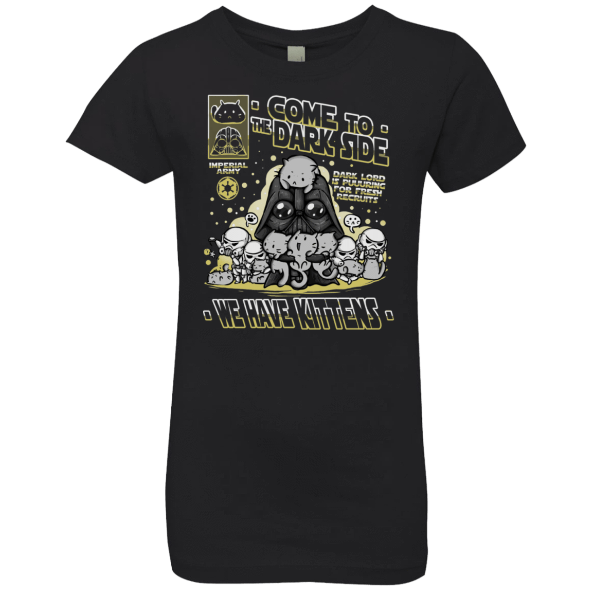 T-Shirts Black / YXS we have kittens Girls Premium T-Shirt