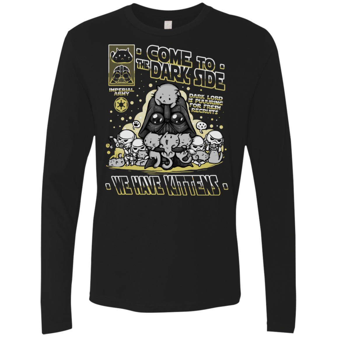 T-Shirts Black / S we have kittens Men's Premium Long Sleeve