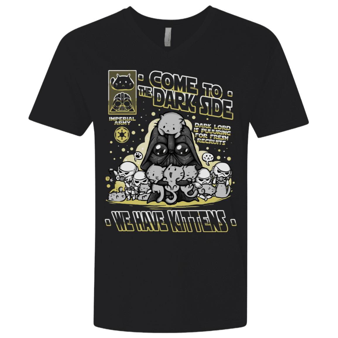 T-Shirts Black / X-Small we have kittens Men's Premium V-Neck