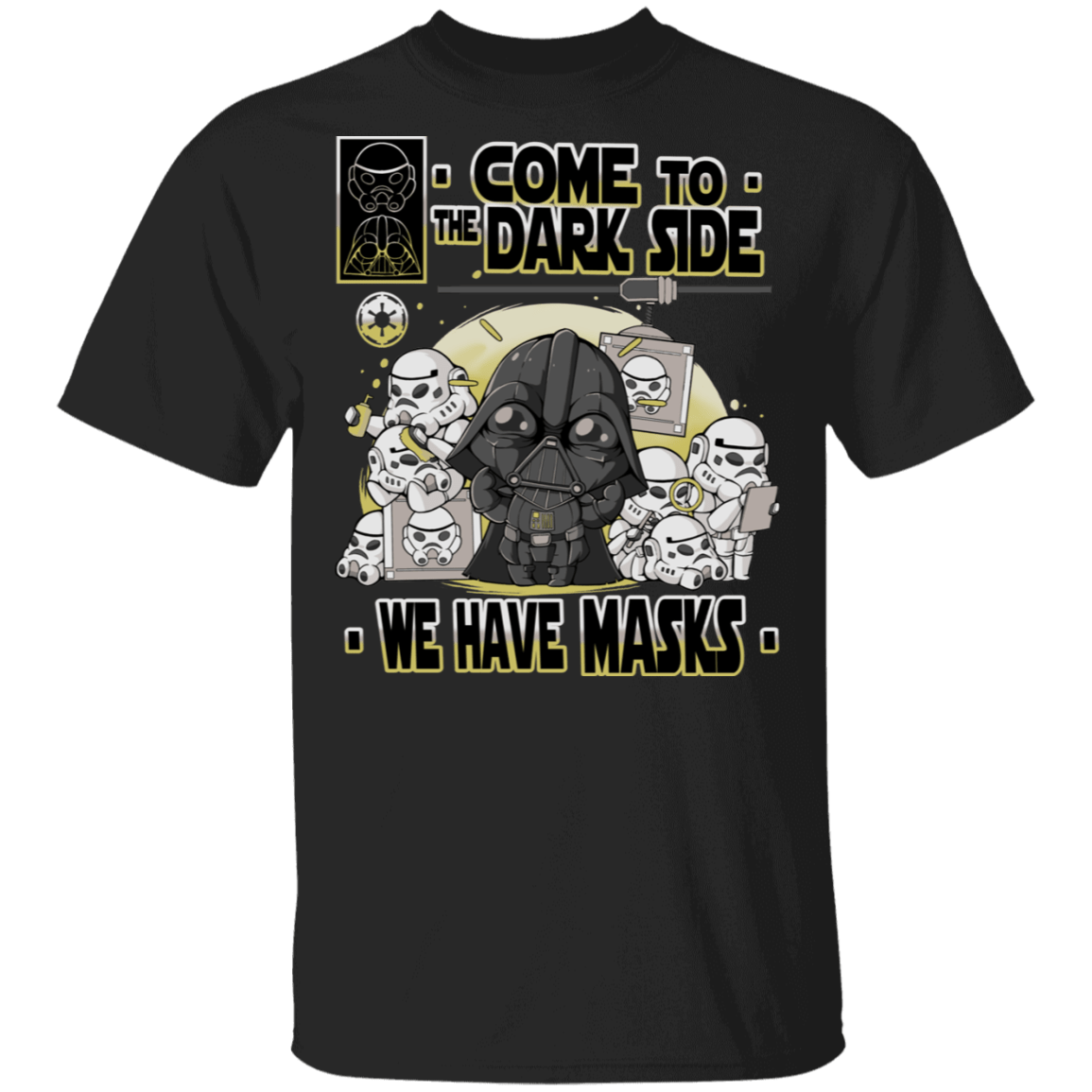 T-Shirts Black / S We Have Masks T-Shirt