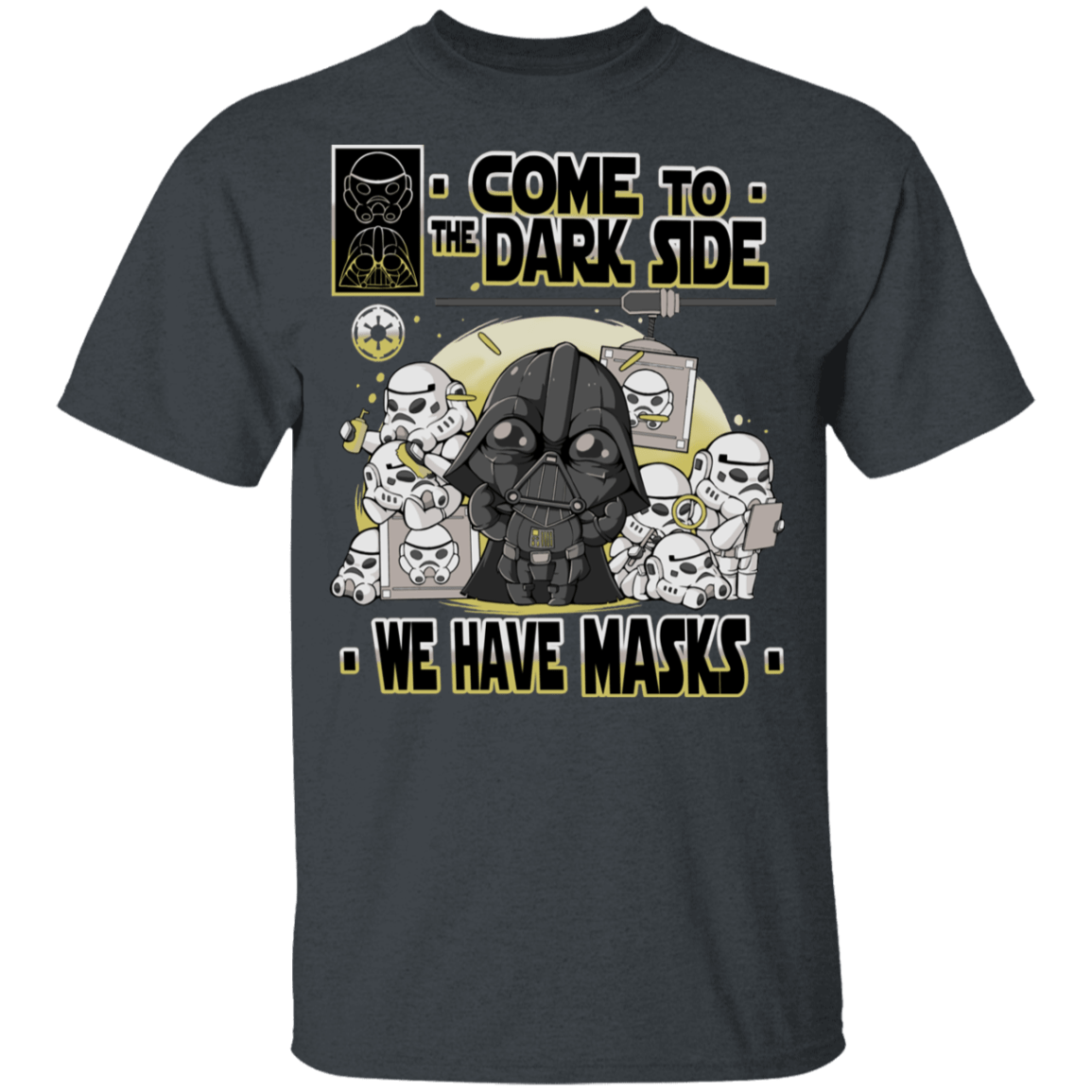 T-Shirts Dark Heather / YXS We Have Masks Youth T-Shirt