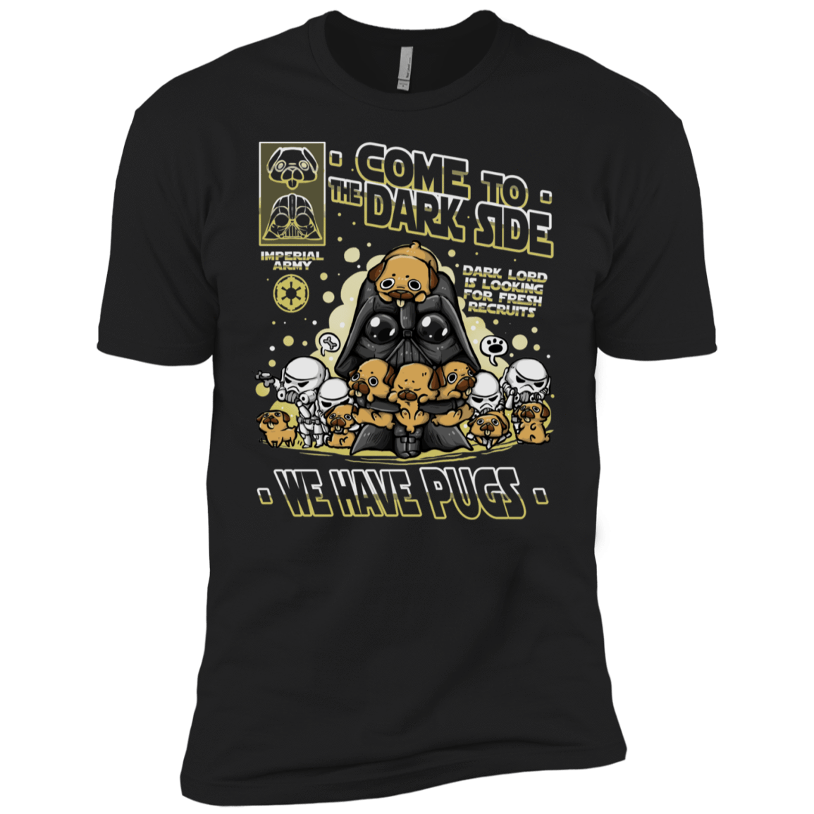 T-Shirts Black / YXS We Have Pugs Boys Premium T-Shirt