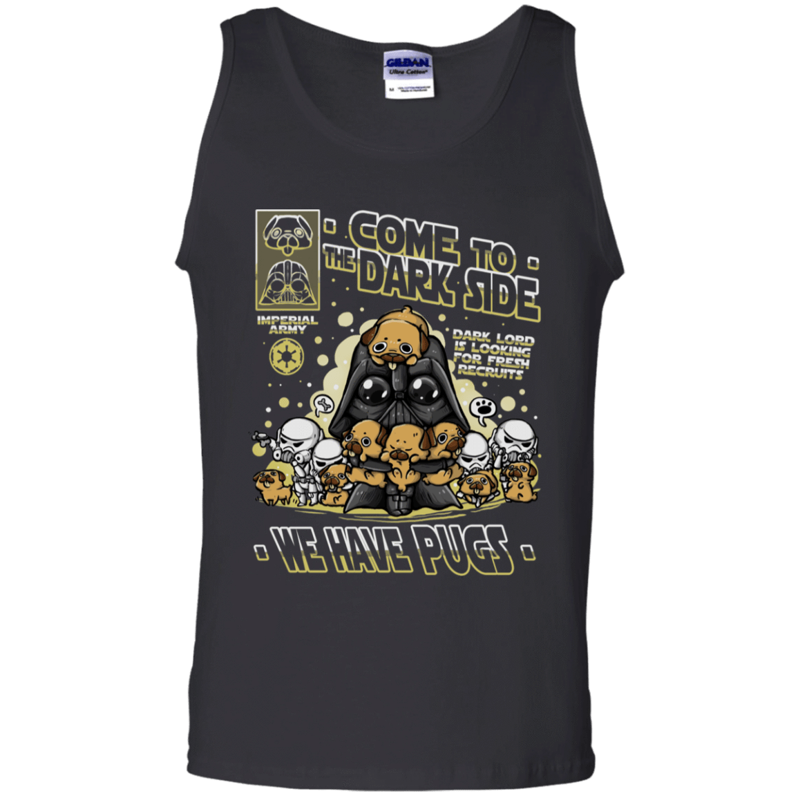 T-Shirts Black / S We Have Pugs Men's Tank Top