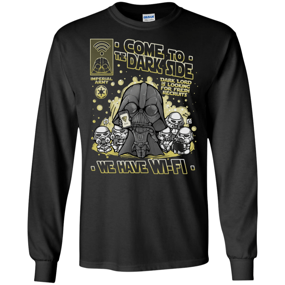 T-Shirts Black / S We Have WiFi Men's Long Sleeve T-Shirt