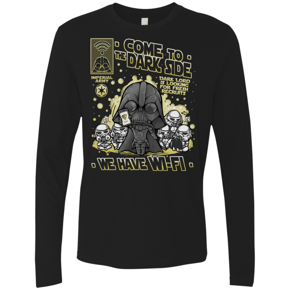 T-Shirts Black / S We Have WiFi Men's Premium Long Sleeve