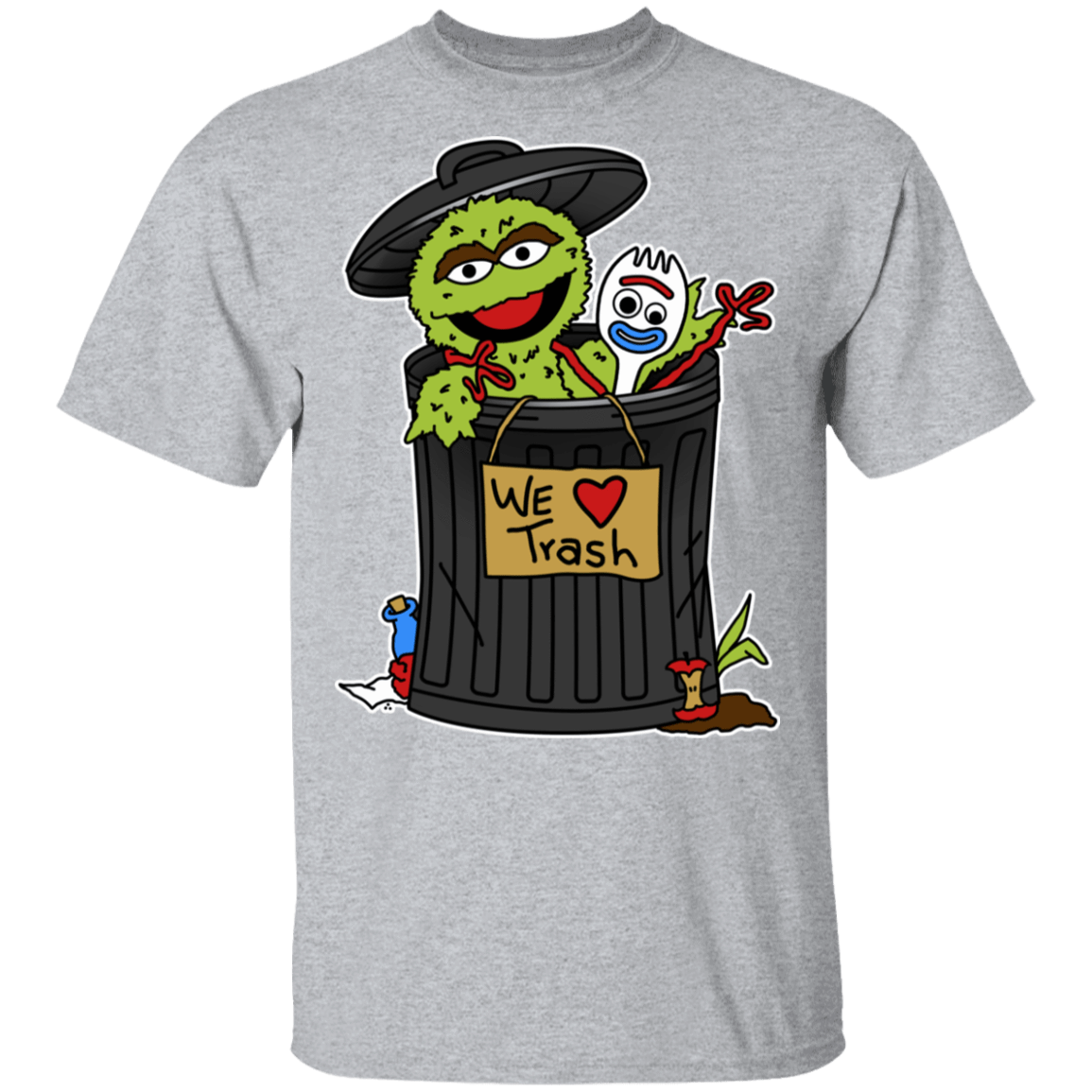 T-Shirts Sport Grey / S We Love Trash T-Shirt