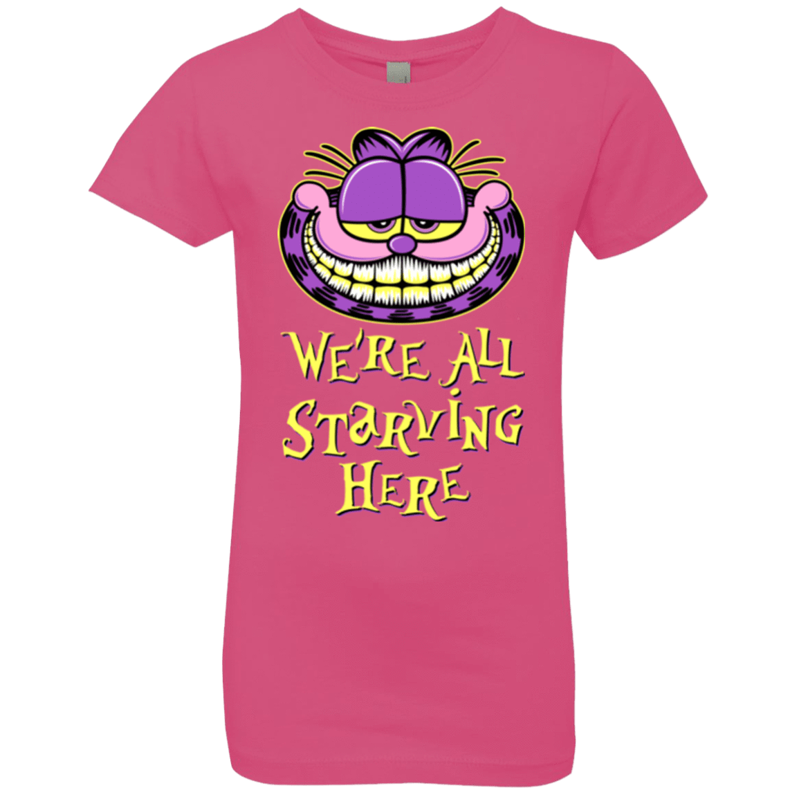 T-Shirts Hot Pink / YXS We're all starving Girls Premium T-Shirt