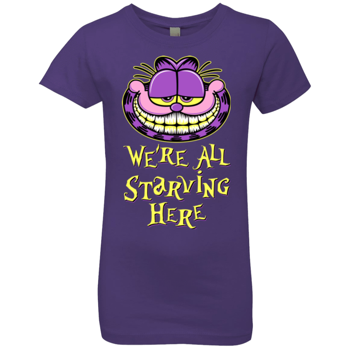 T-Shirts Purple Rush / YXS We're all starving Girls Premium T-Shirt