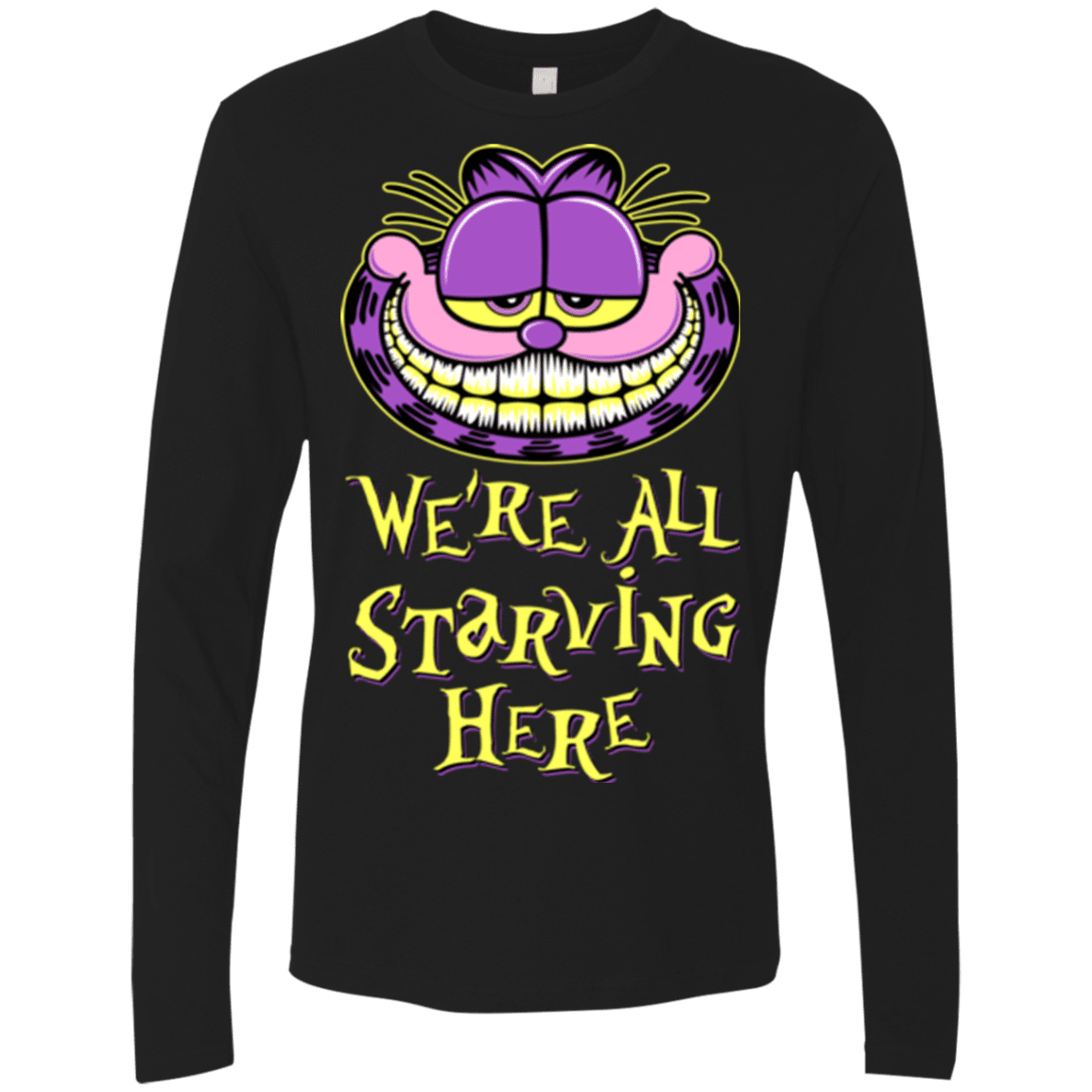 T-Shirts Black / Small We're all starving Men's Premium Long Sleeve