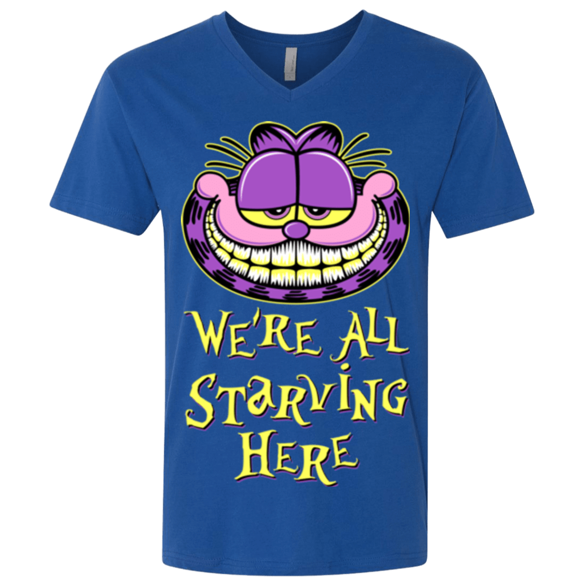 T-Shirts Royal / X-Small We're all starving Men's Premium V-Neck