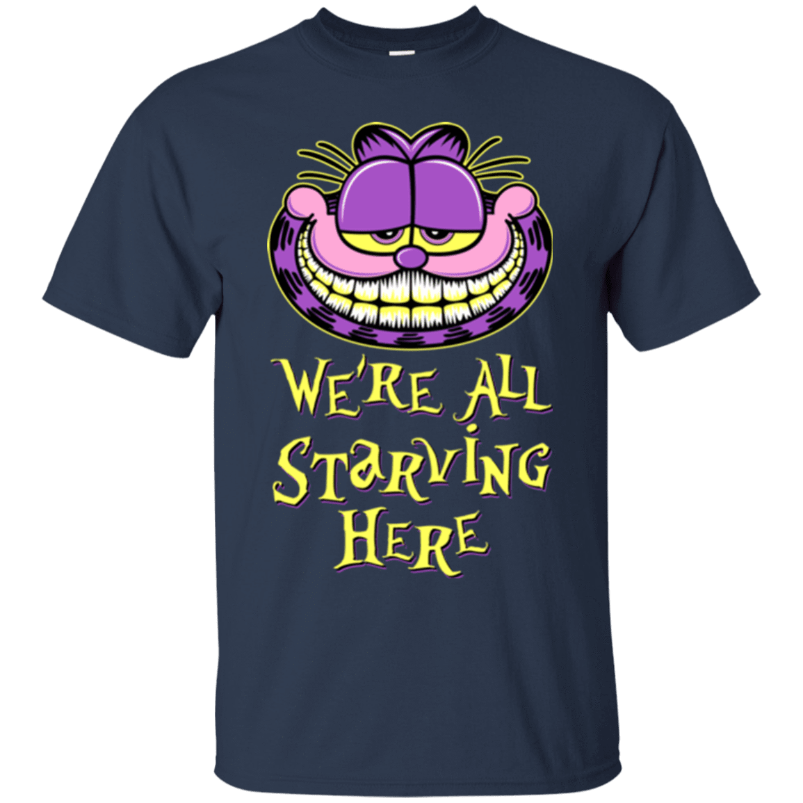 T-Shirts Navy / Small We're all starving T-Shirt