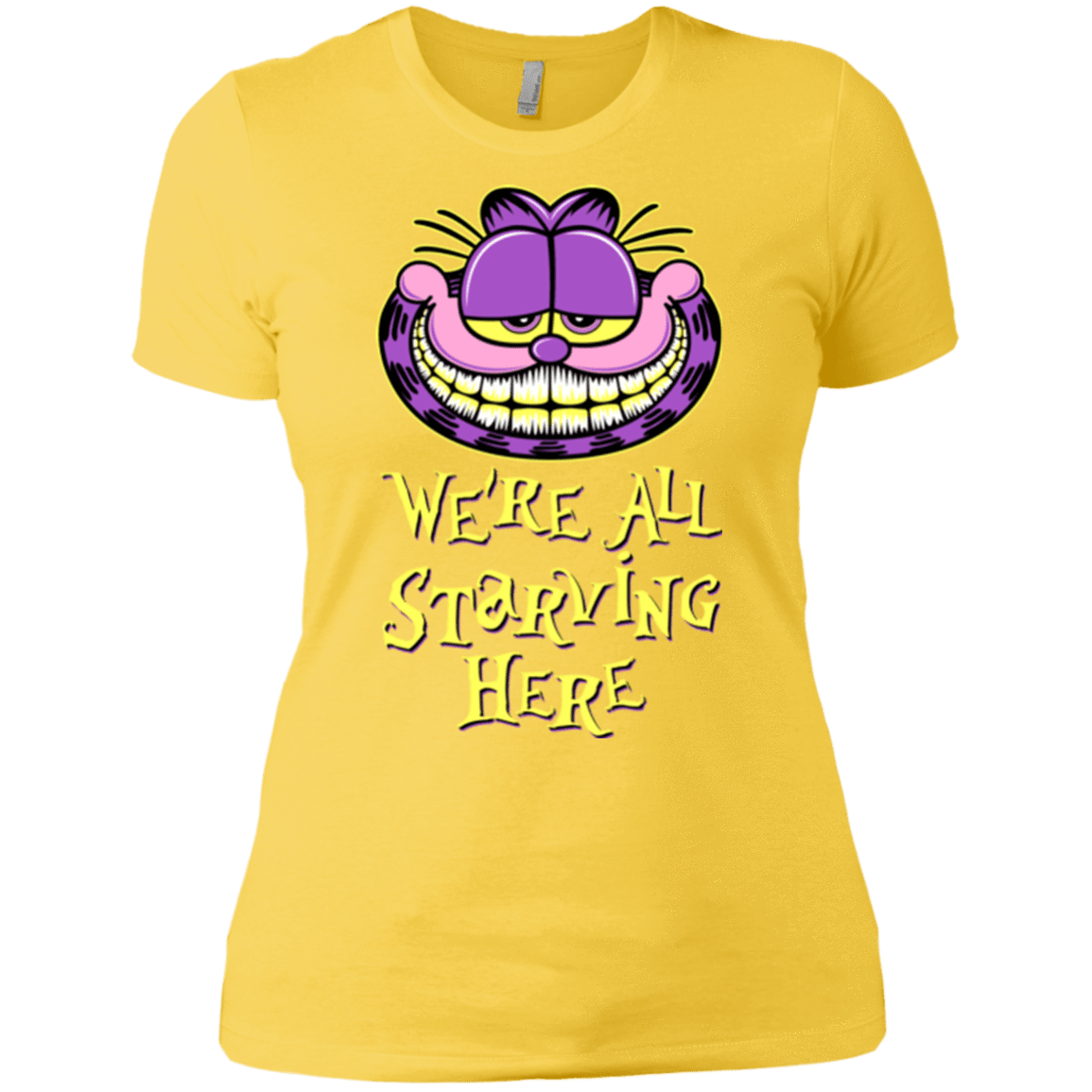 T-Shirts Vibrant Yellow / X-Small We're all starving Women's Premium T-Shirt