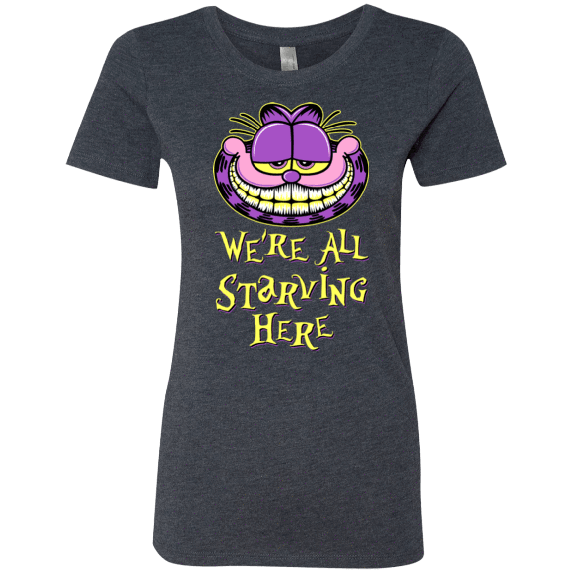T-Shirts Vintage Navy / Small We're all starving Women's Triblend T-Shirt