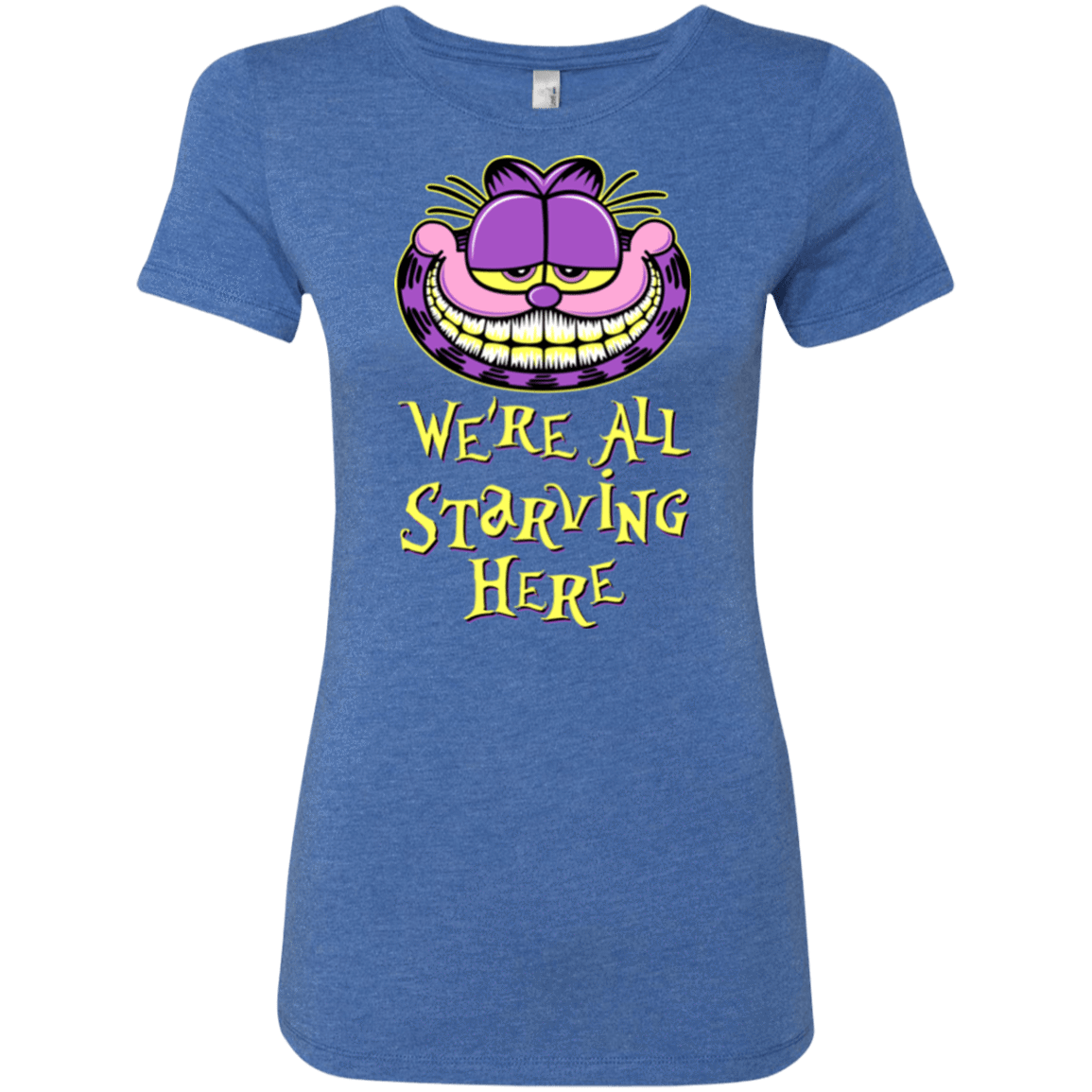 T-Shirts Vintage Royal / Small We're all starving Women's Triblend T-Shirt